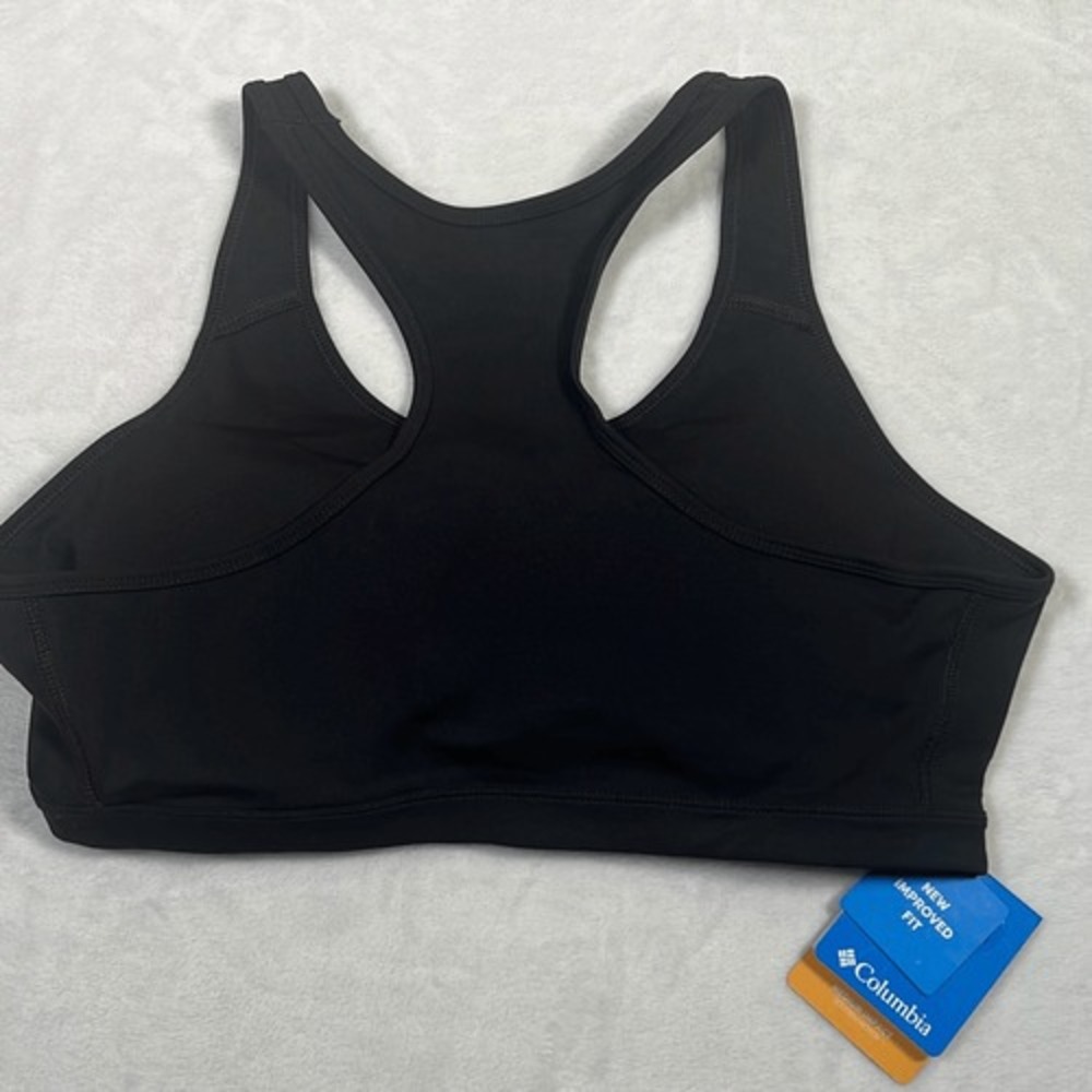 Columbia Women 1 Pack Classic Logo Racerback Omni Wick Bra Size XL Sport Bra New - Picture 5 of 7